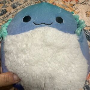 Squishmallows Blue and White Plush Toy